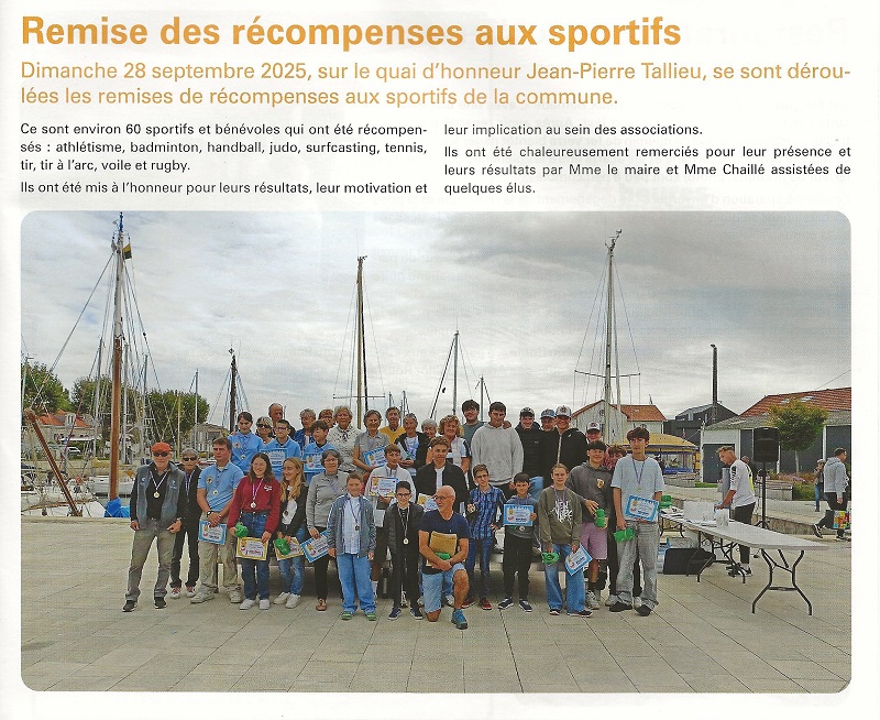 Remise des Récompenses